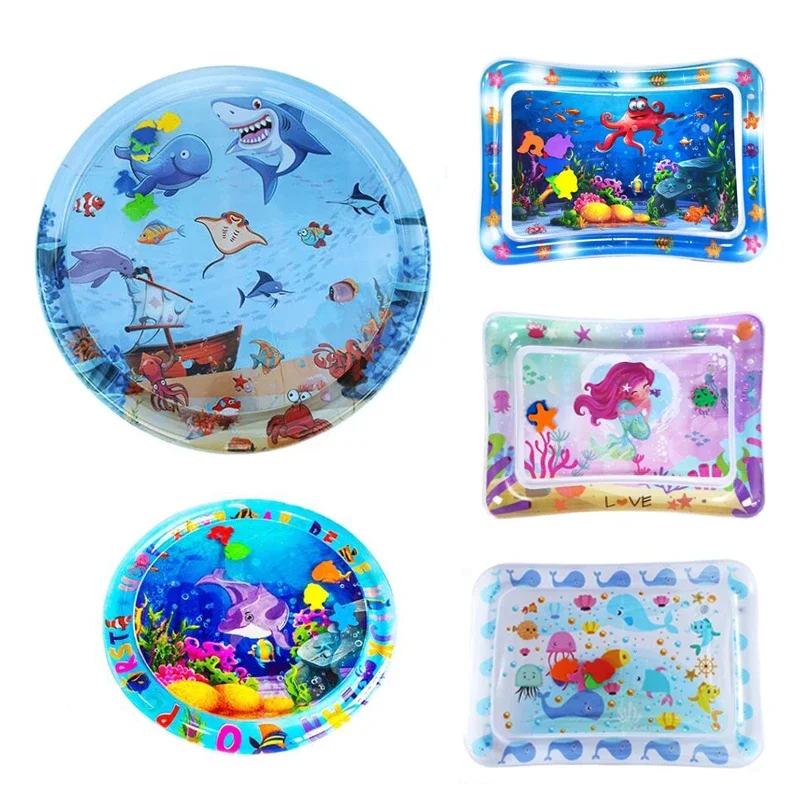 Play Mat Neoprene - 유아용 PVC 팽창식 원형 사각형 놀이
