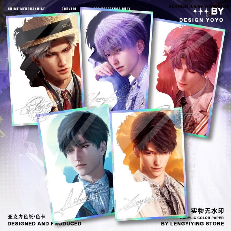 Board Game Anime - 아크릴 컬러드 페이퍼 러브 앤 딥스페이스