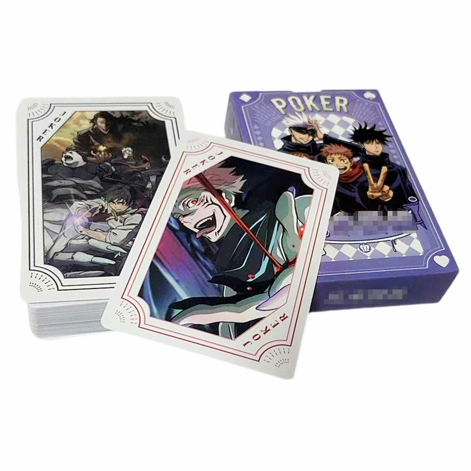 Board Game Word - Jujutsu Kaisen 포커 카드 놀이 보드