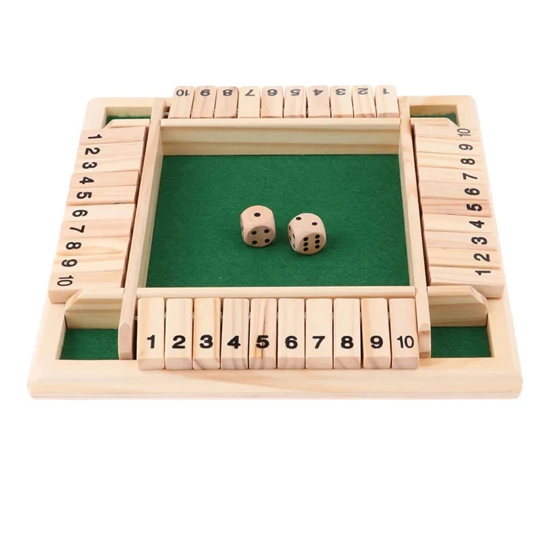 Board Game Organization - 디럭스 4면 10 숫자 상자 보드