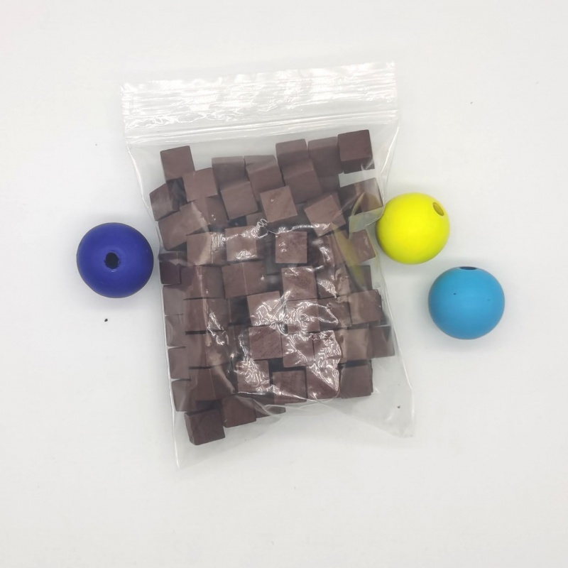 100 개/몫 10mm 나무 큐브 다채로운 주사위 체스 - Board Game Verdant 리뷰 및 가격