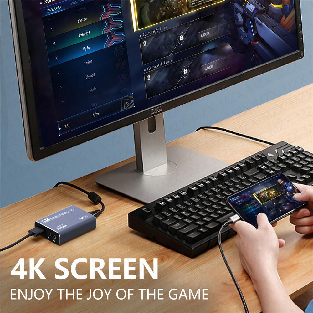 MZX 4K 비디오 캡처 카드 보드 녹화 HDMI 호환 - Board Game Video Games 리뷰 및 가격