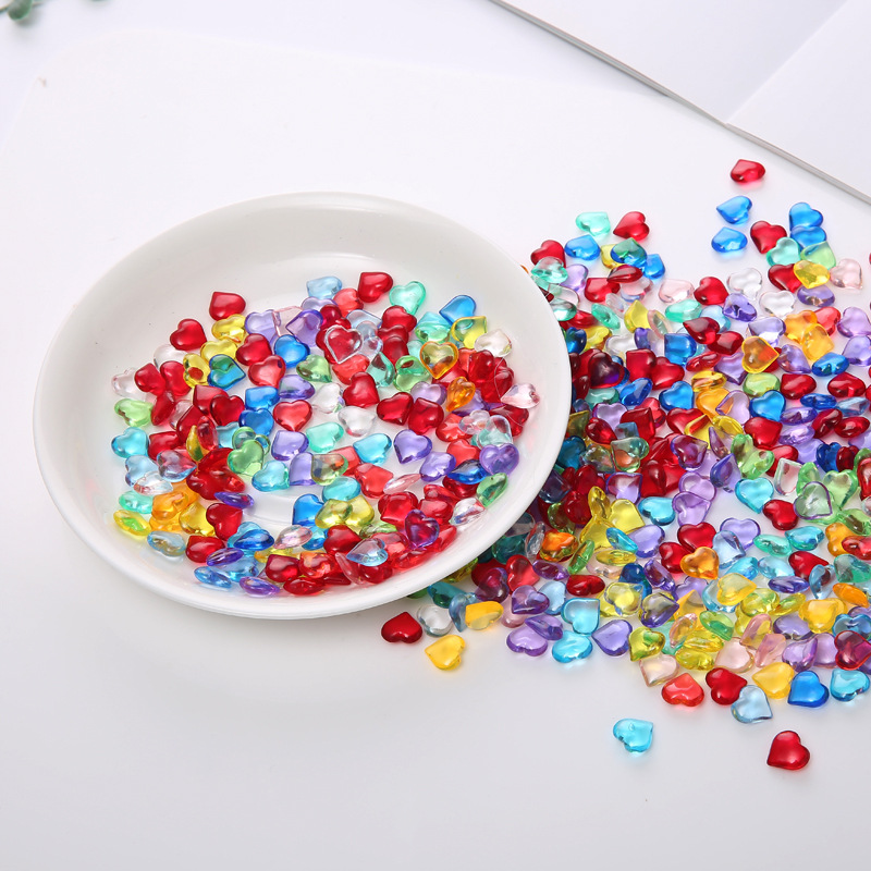 100PCS 10*4mm 하트 모양 아크릴 투명한 전당 - Board Game Verdant 리뷰 및 가격