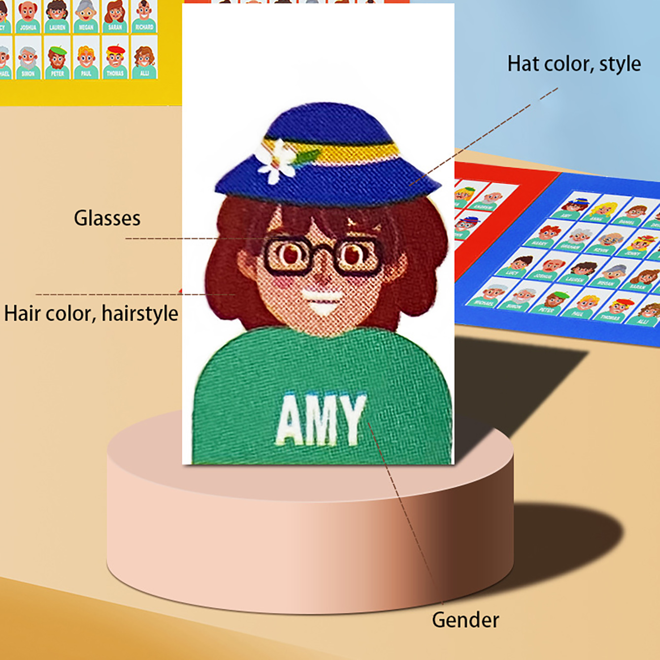 가족 추측 보드 게임 Who Am I 클래식 장난감,  - Board Game Word 리뷰 및 가격