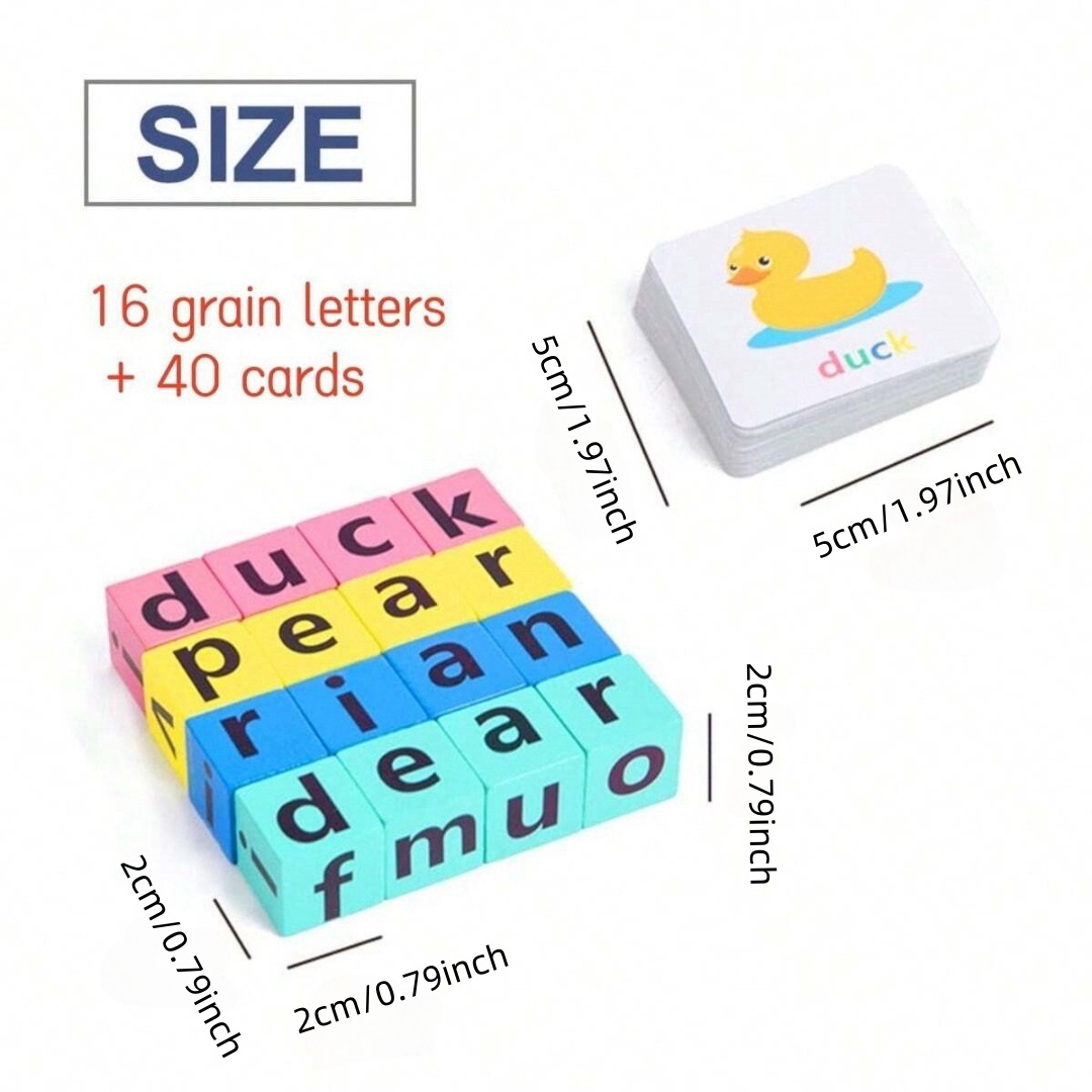 어린이 알파벳 철자 보드 게임, 16개의 글자 블록 + - Board Game Word 리뷰 및 가격