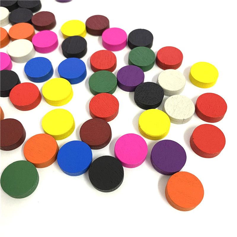 100 조각 직경 15*5MM 나무 전당포 게임 조각  - Board Game Verdant 리뷰 및 가격