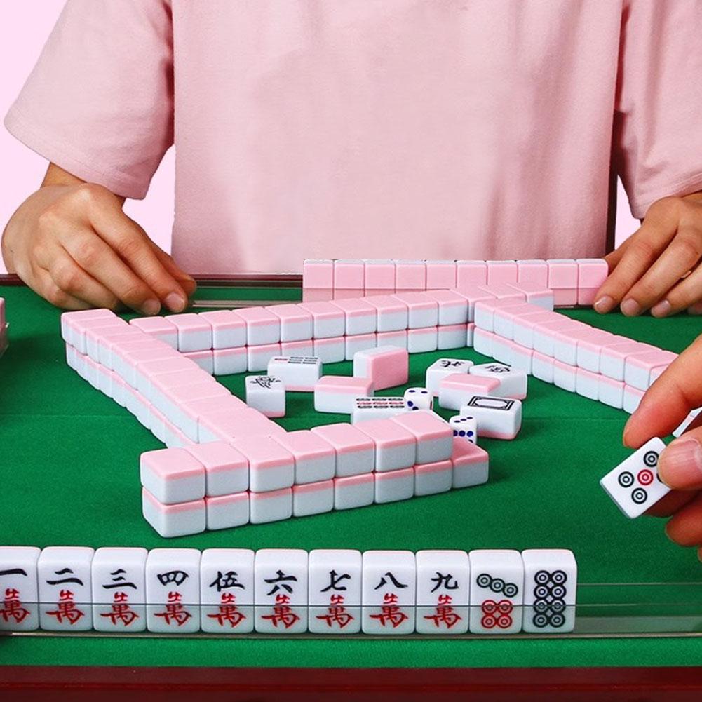 휴대용 여행 미니 마작 세트 여행용 마작 세트 보관 상 - Board Game Organization 리뷰 및 가격