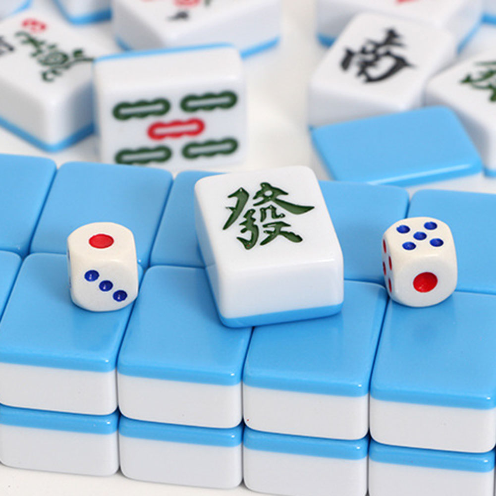 휴대용 여행 미니 마작 세트 여행용 마작 세트 보관 상 - Board Game Organization 리뷰 및 가격