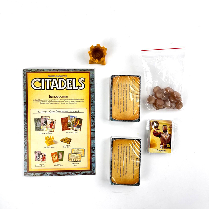 포트리스 개정판 클래시 중세 도시 건설 전략 블러핑 게 - Board Game Solo 리뷰 및 가격