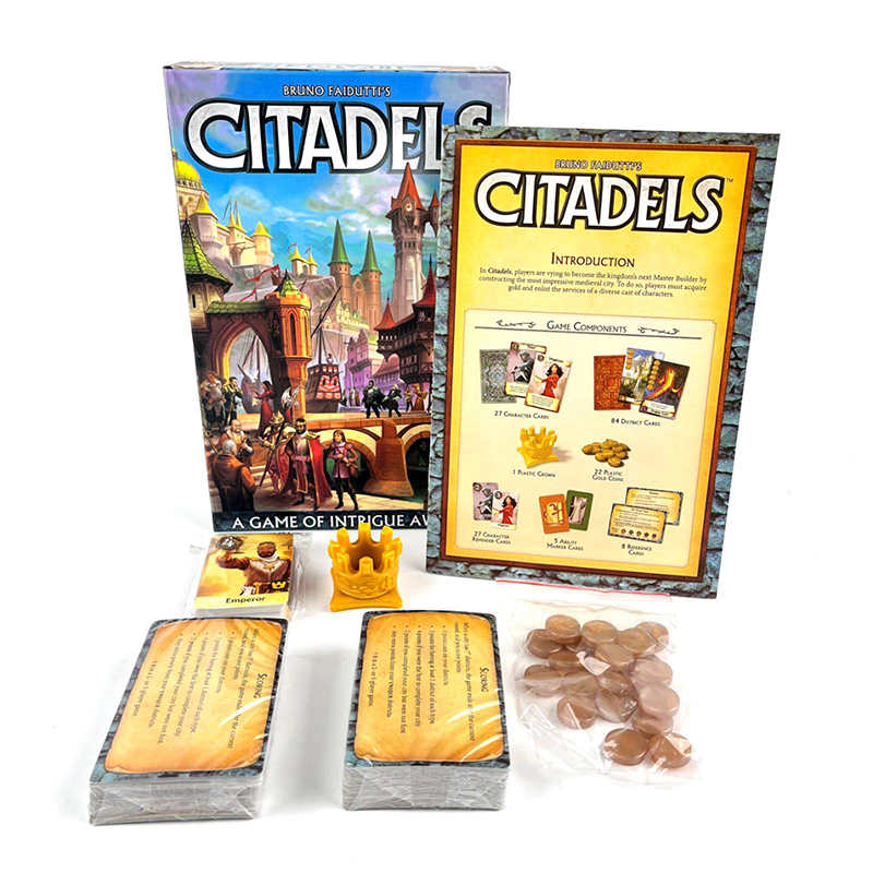 포트리스 개정판 클래시 중세 도시 건설 전략 블러핑 게 - Board Game Solo 리뷰 및 가격