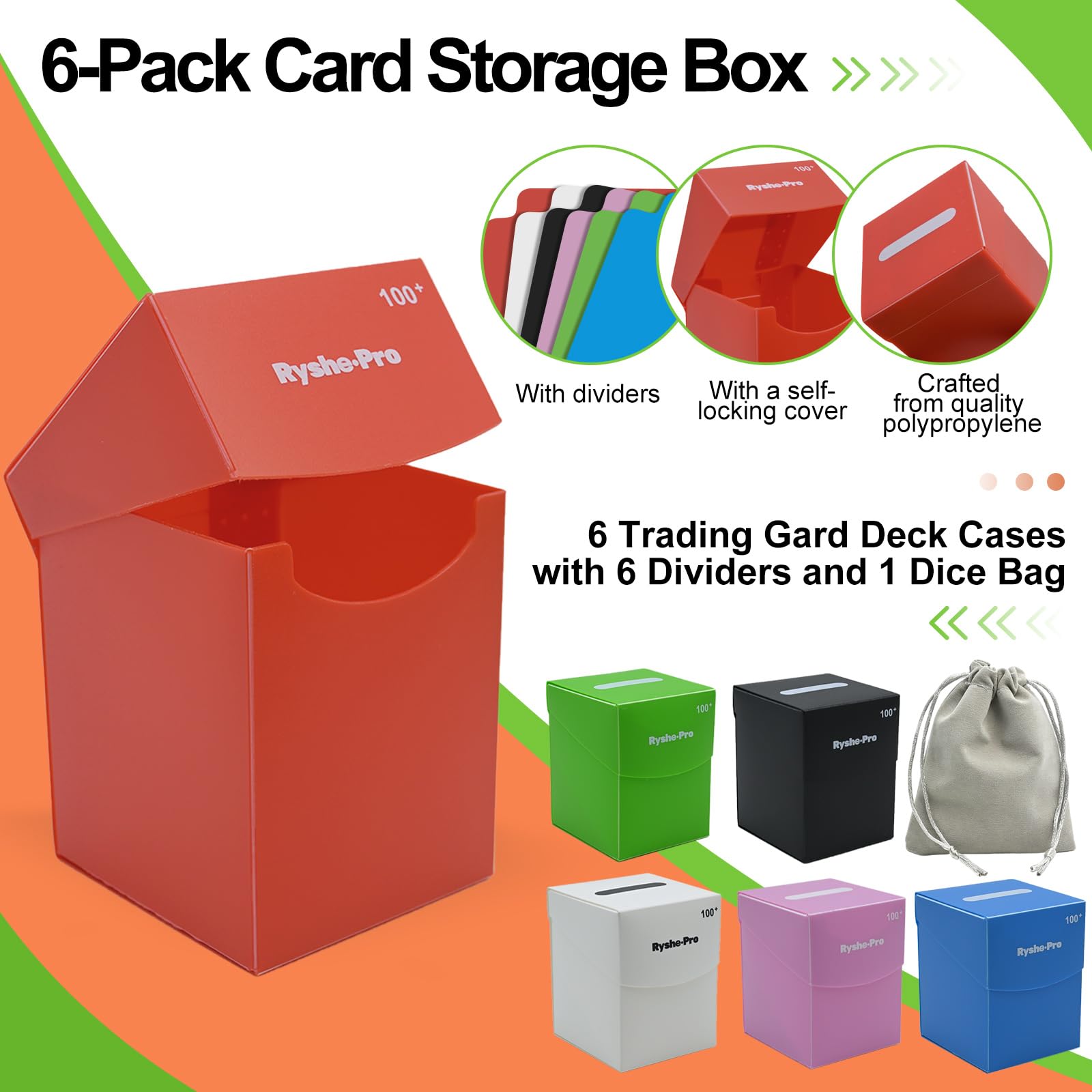 100장 이상 카드 수납 가능한 TCG 덱 박스, MT - Board Game Organization 리뷰 및 가격