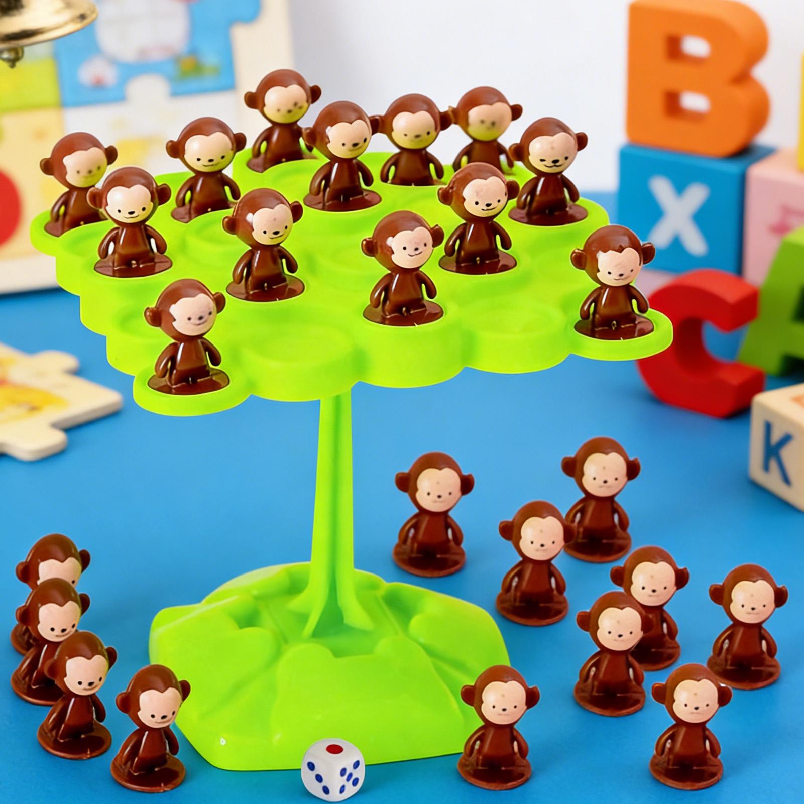 원숭이 균형 나무 집중력 훈련 어린이 장난감 부모-자녀 - Board Game Word 리뷰 및 가격