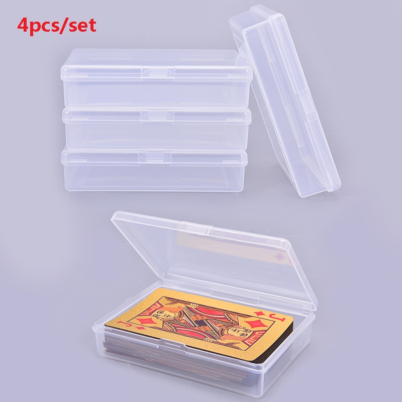 투명 플라스틱 상자, 10x7x2.4cm, 카드 놀이  - Board Game Organization 리뷰 및 가격