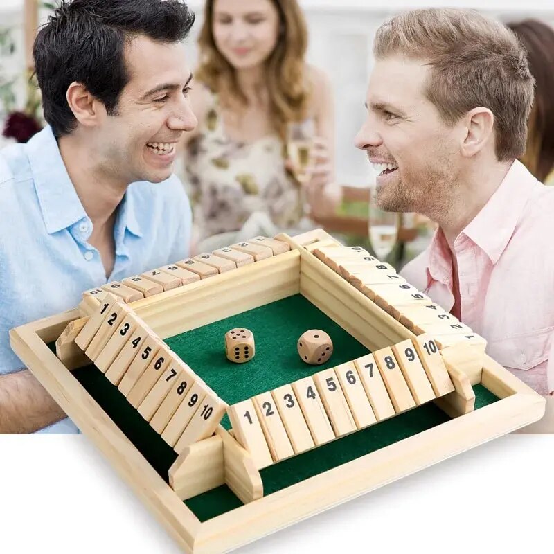 디럭스 4면 10 숫자 상자 보드 게임 세트 주사위 파 - Board Game Organization 리뷰 및 가격
