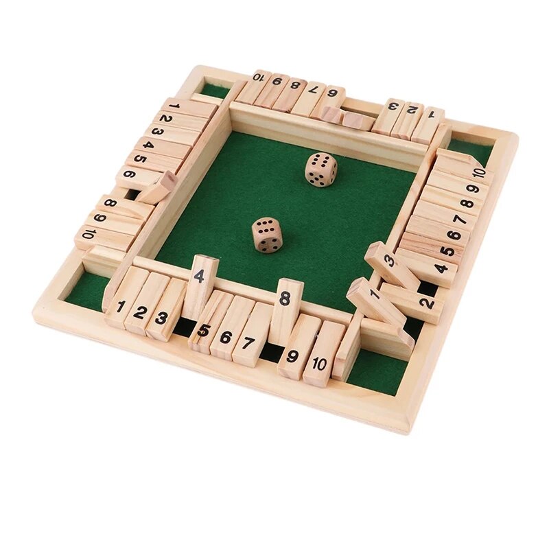 디럭스 4면 10 숫자 상자 보드 게임 세트 주사위 파 - Board Game Organization 리뷰 및 가격