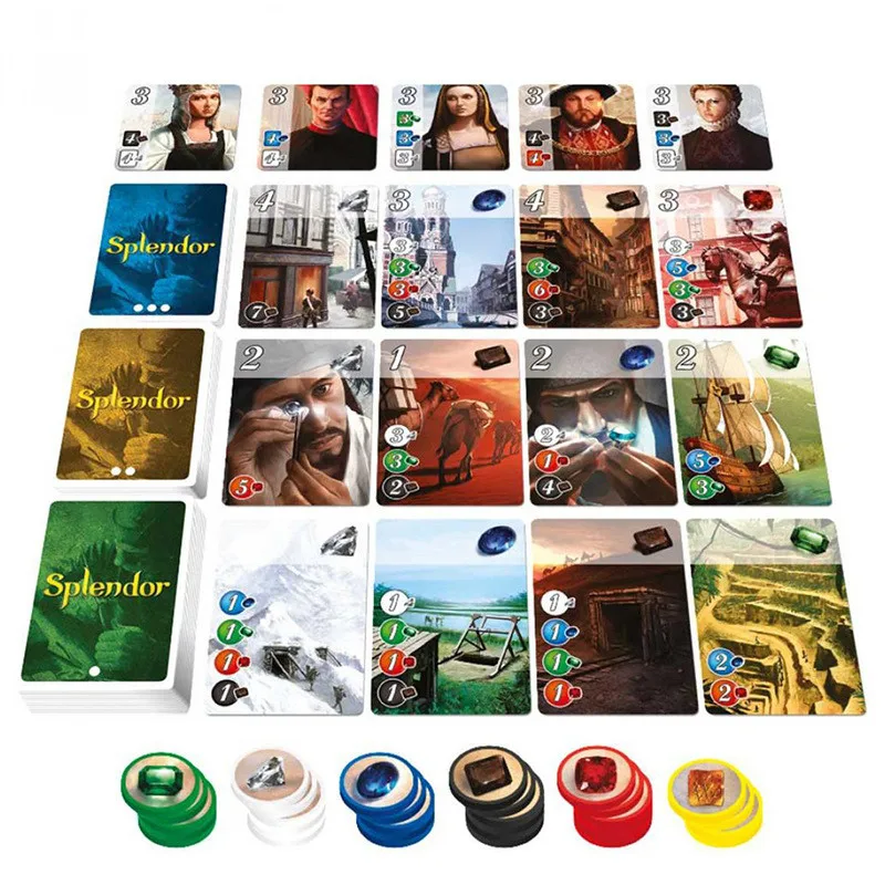 재미있는 역할 놀이 카드 게임 컬렉션 세트, 카드 부품 - Board Game Verdant 리뷰 및 가격